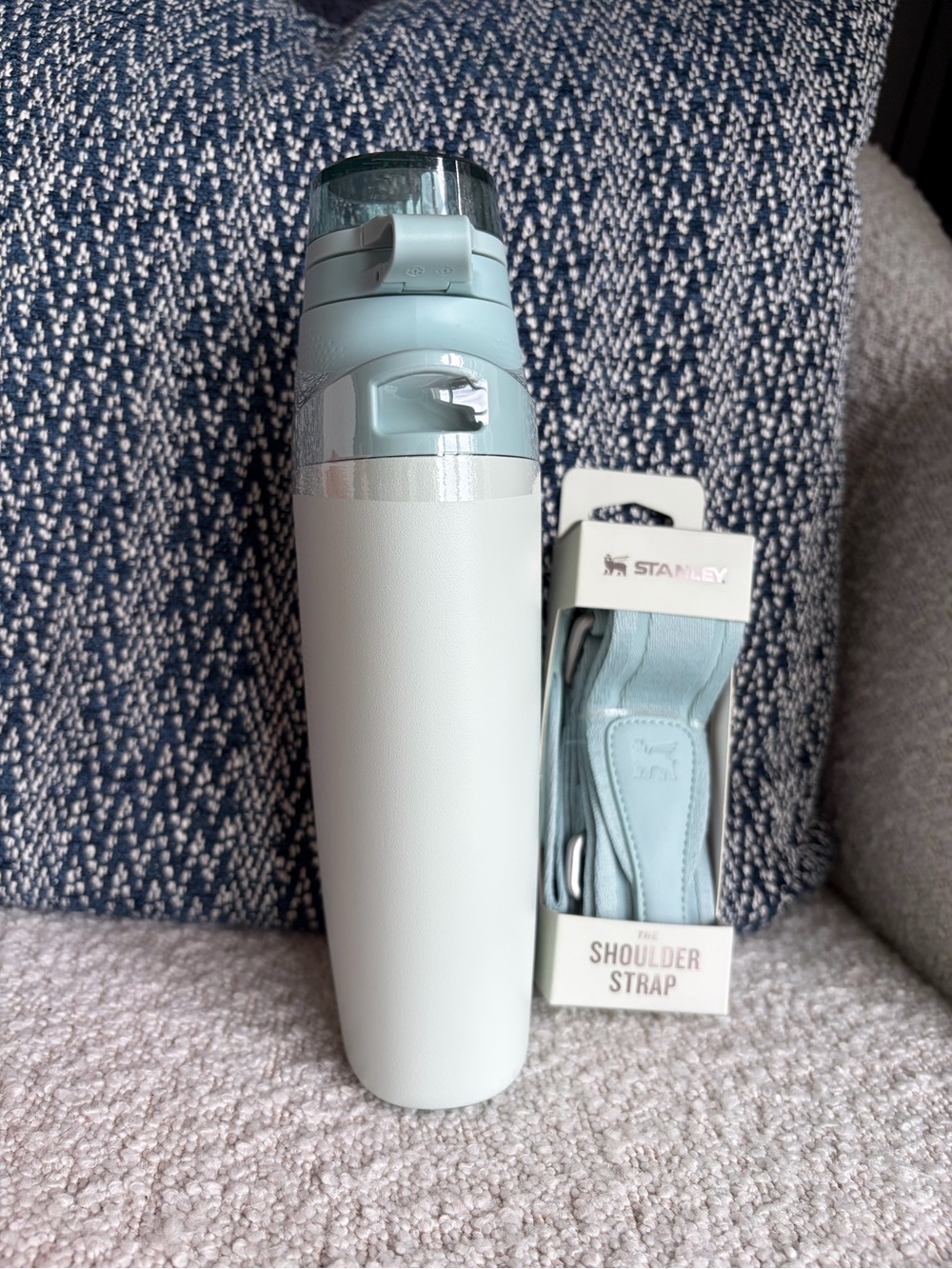 Stanley Cross Bottle 23oz in Mist Color - Picture 8 of 10
